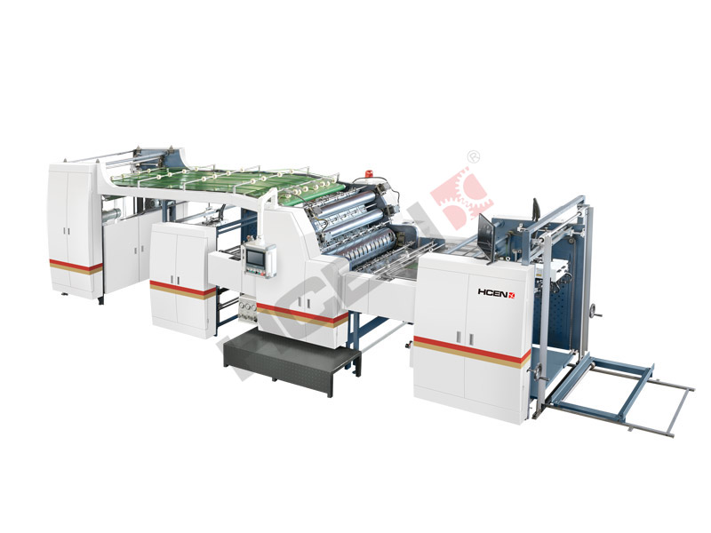 Fully automatic cardboard laminating machine